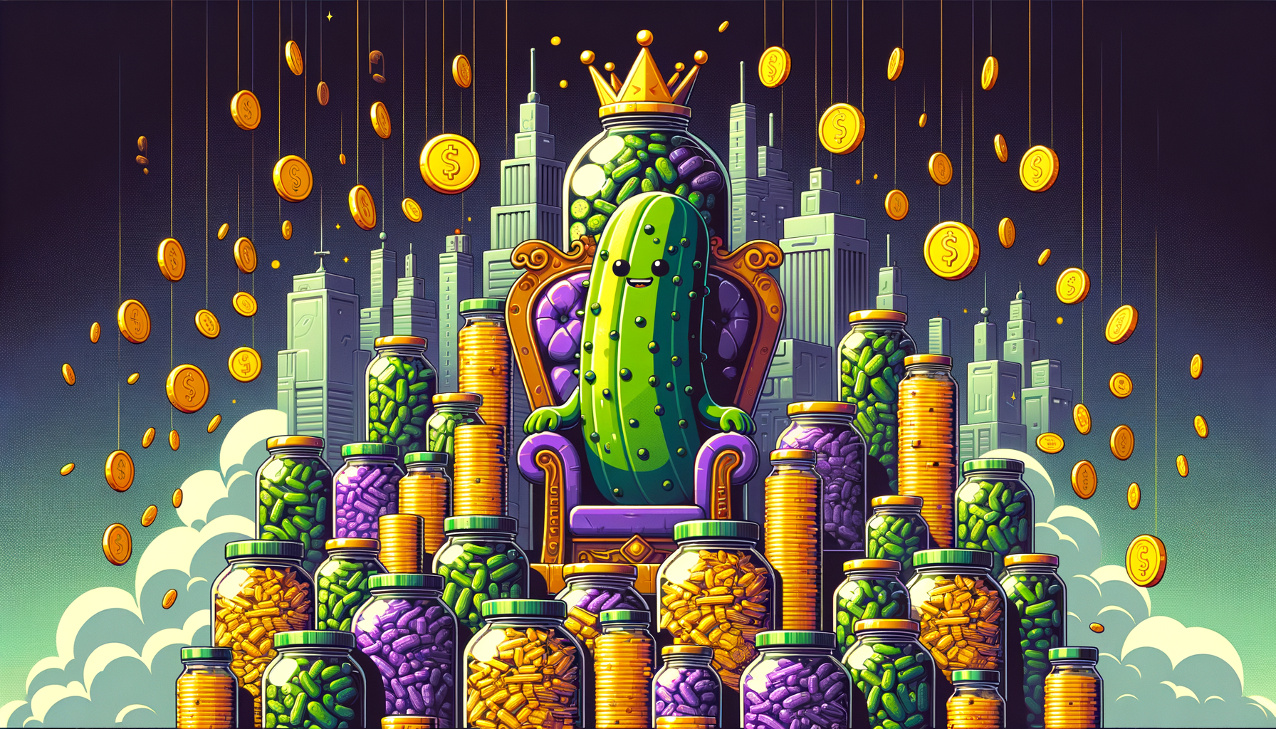 Pickle Empire game card illustration